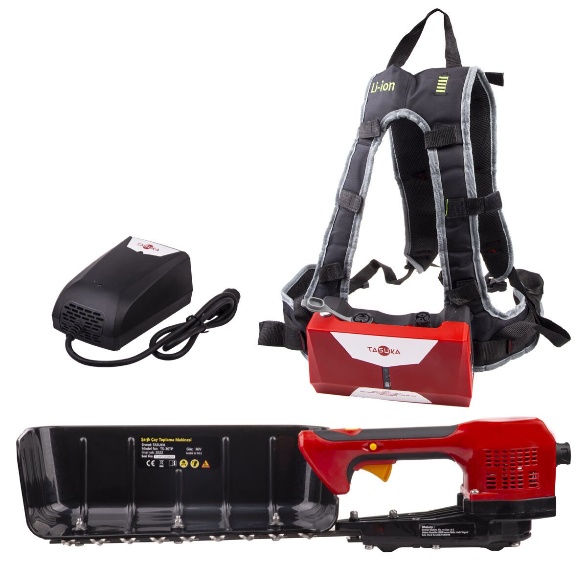 TASUKA TS-30TP ÇAY TOPLAMA MAKİNESİ AKÜLÜ SEPETLİ