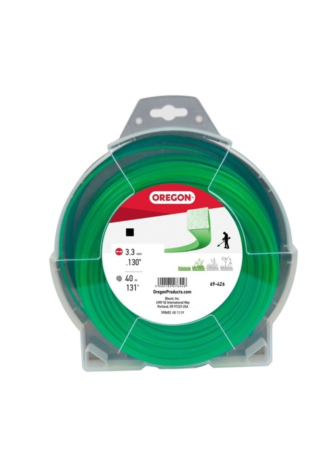 Tırpan Misina Ot Biçme Misinası 3.3mm 47m Yeşil Yuvarlak