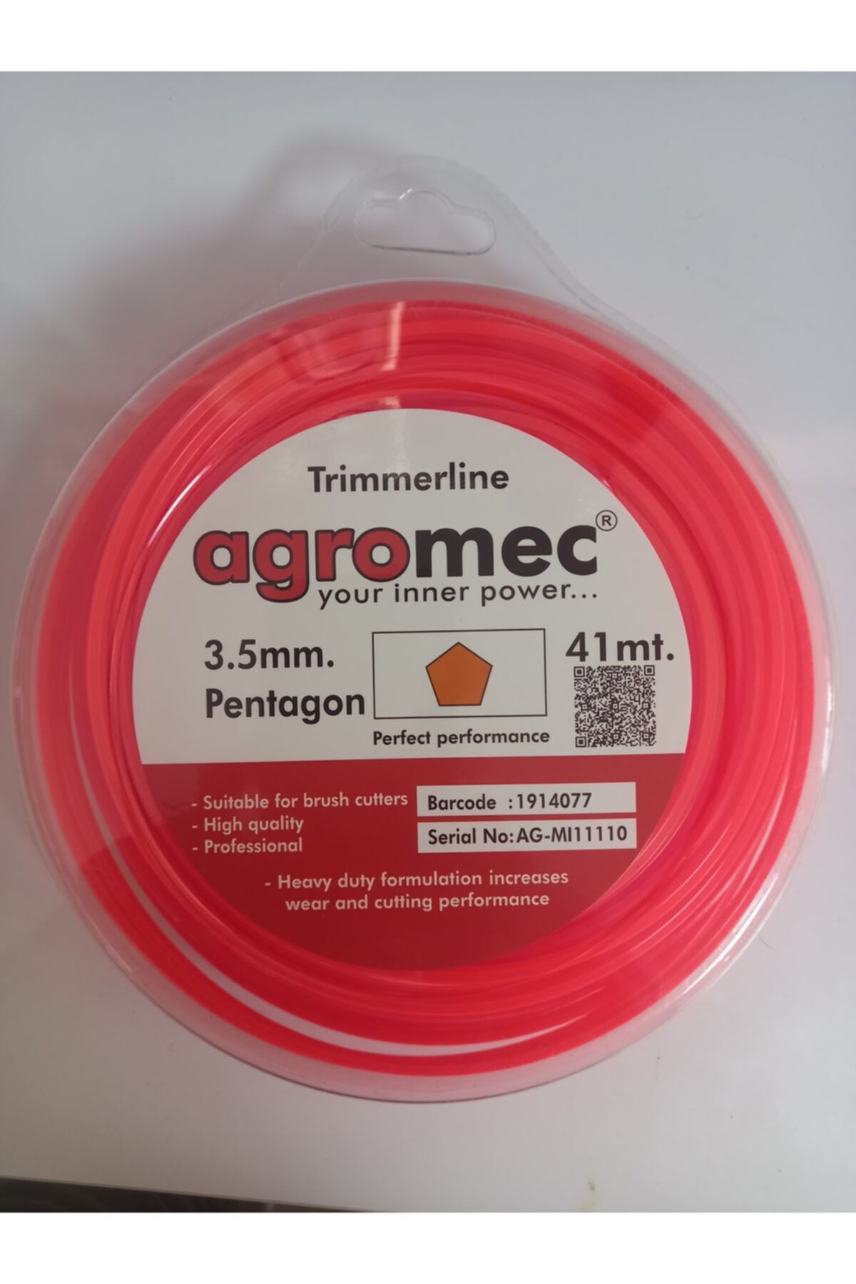 Tırpan Misinası 3,5 Mm, 41 Metre Agromec Pentagon