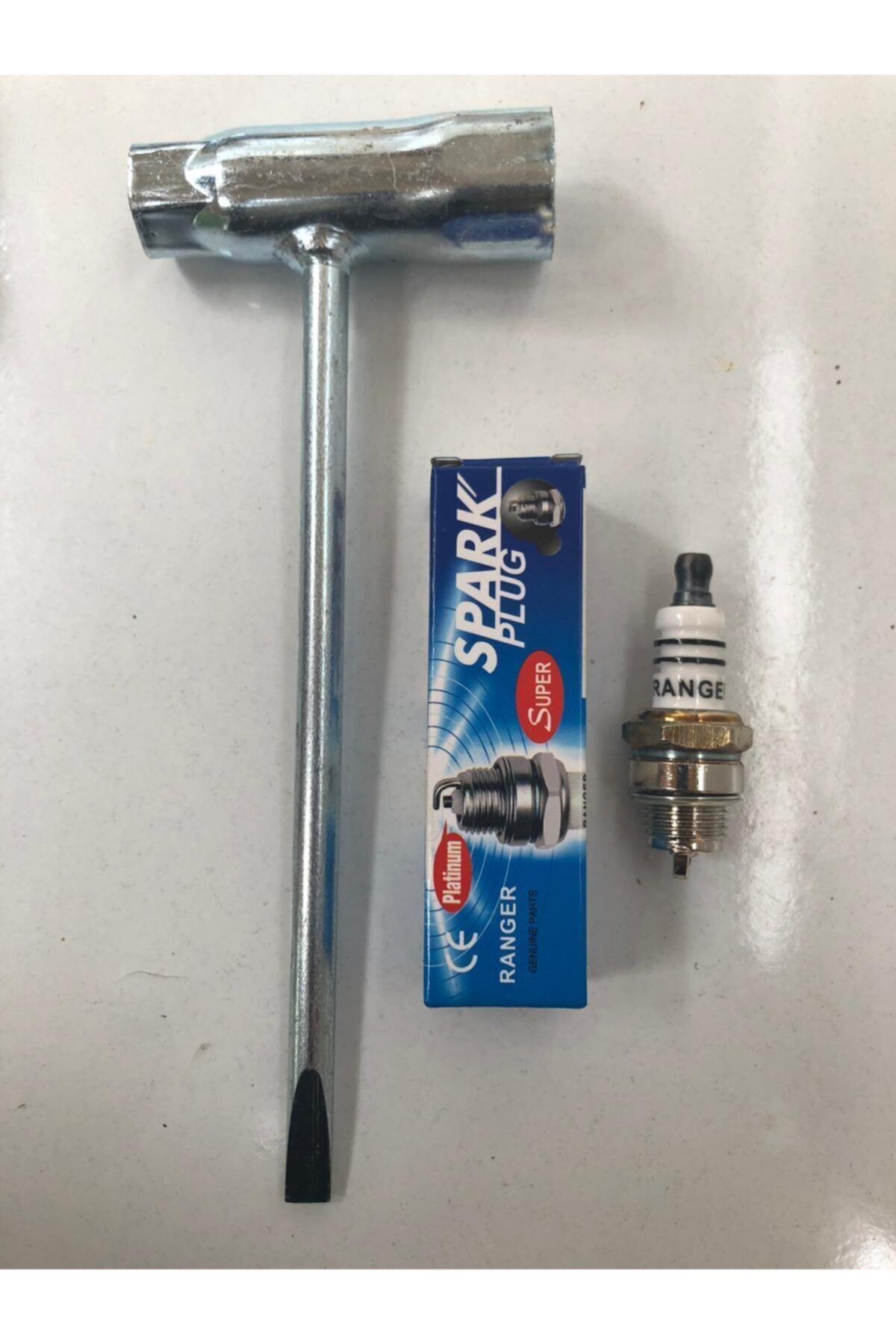 Spark Plug Buji+buji Anahtarı Motorlu Tırpan Ve Testere Uyumlu