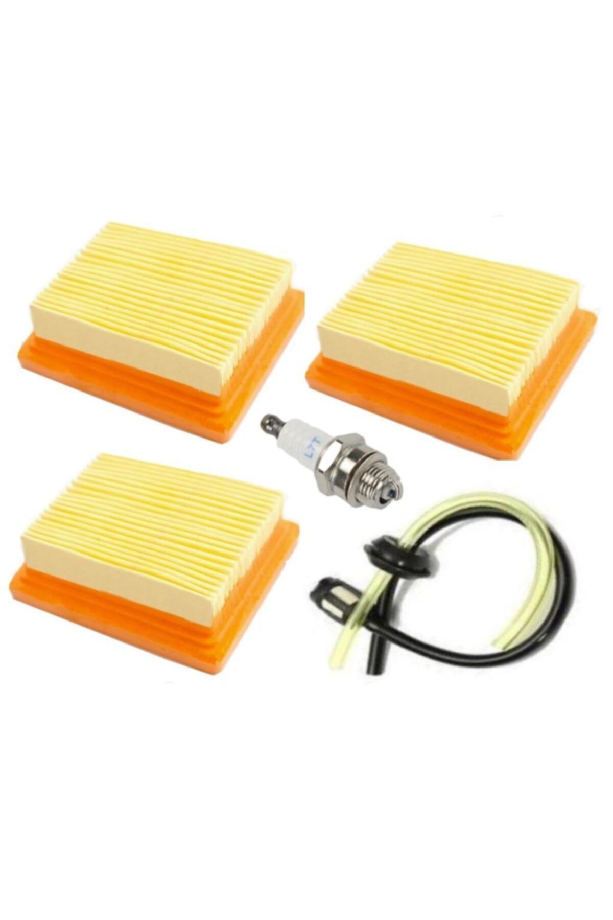 450 480 Motorlu Tırpan Hava Ve Benzin Filtresi Buji Set